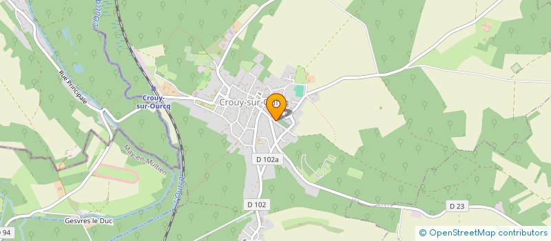 localisation de l'entreprise SCI JNG INVESTISSEMENT  CROUY-SUR-OURCQ