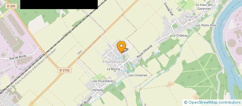 localisation de l'entreprise SCI JNI  COURBOUZON