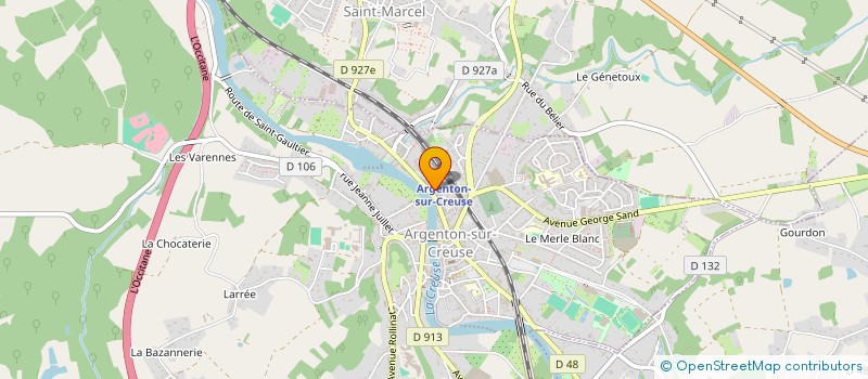 localisation de l'entreprise SCI JNIFI à ARGENTON-SUR-CREUSE