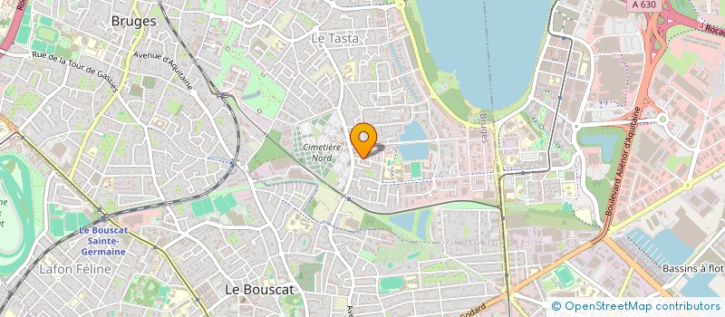 localisation de l'entreprise SCI JNJ  BRUGES