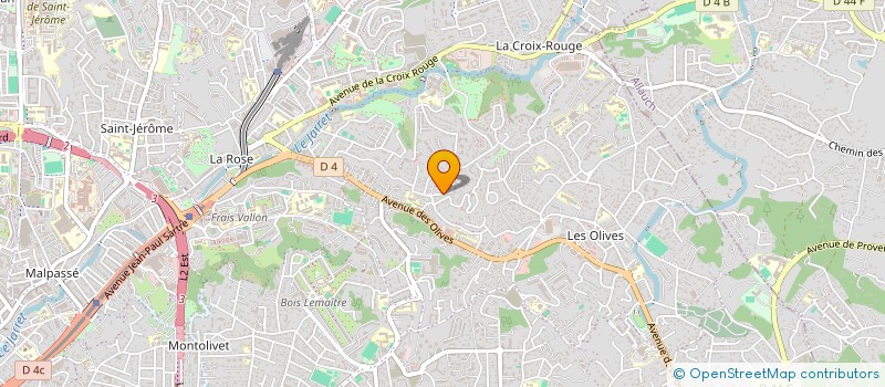 localisation de l'entreprise SCI JNJ à MARSEILLE