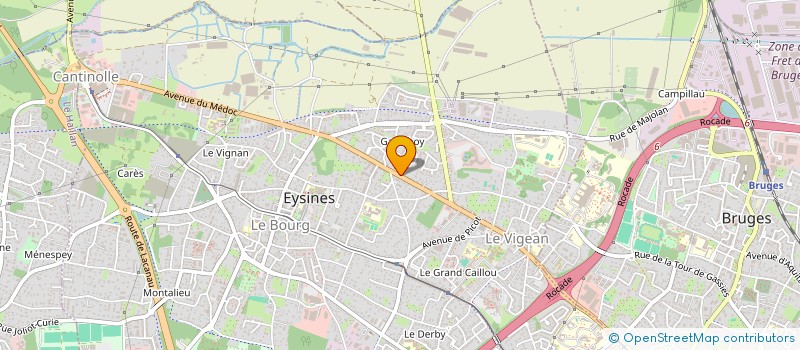 localisation de l'entreprise SCI JNJ MEFFRE  EYSINES