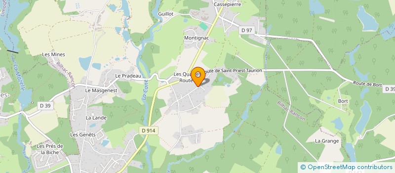 localisation de l'entreprise SCI JNJC  RILHAC-RANCON