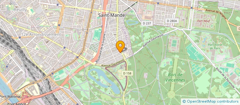 localisation de l'entreprise SCI JNJS à SAINT-MANDE