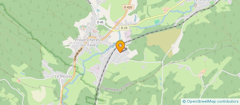 localisation de l'entreprise SCI JNN  PROVENCHERES-ET-COLROY