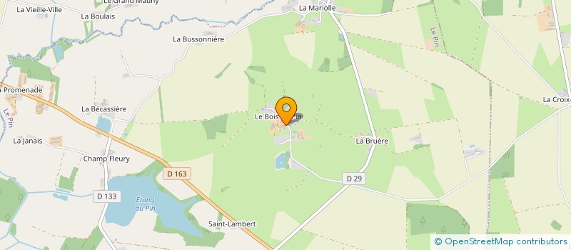 localisation de l'entreprise SCI JNS à LE PIN
