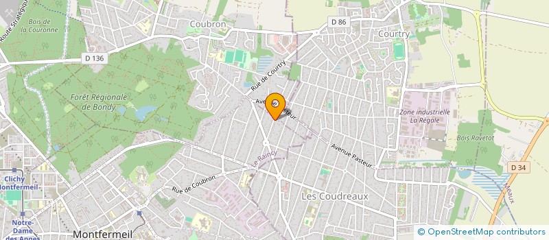 localisation de l'entreprise SCI JNS IMMO à MONTFERMEIL