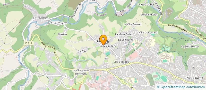 localisation de l'entreprise SCI JNSH à SAINT-BRIEUC