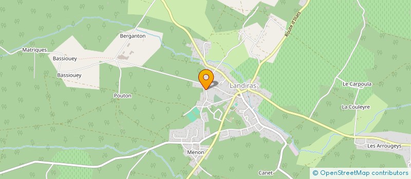 localisation de l'entreprise SCI JNTC  LANDIRAS