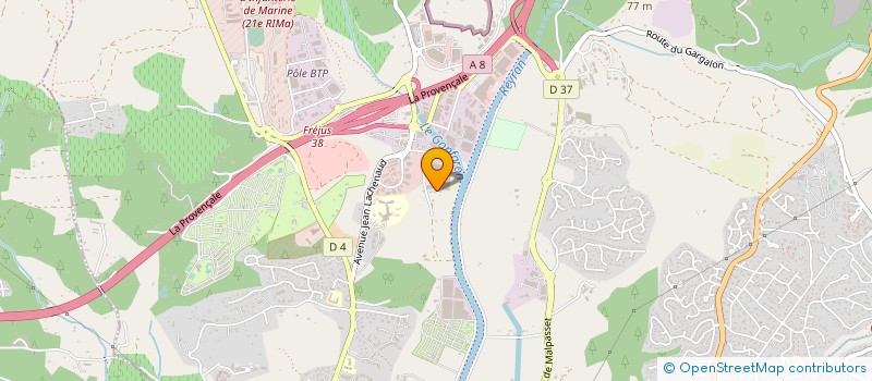 localisation de l'entreprise SCI JO à FREJUS