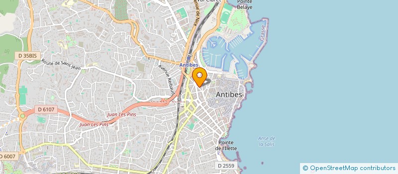 localisation de l'entreprise SCI JO à ANTIBES