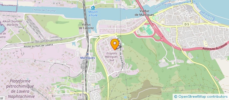 localisation de l'entreprise SCI JO  MARTIGUES