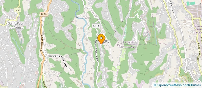 localisation de l'entreprise SCI JO AND CO  CAGNES-SUR-MER