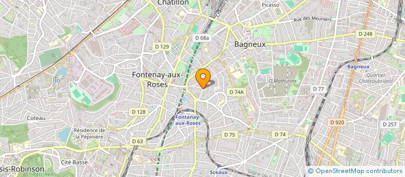 localisation de l'entreprise SCI JO & CO à FONTENAY-AUX-ROSES