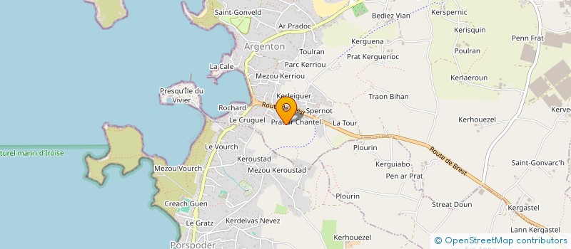 localisation de l'entreprise SCI JO ET DAN  LANDUNVEZ