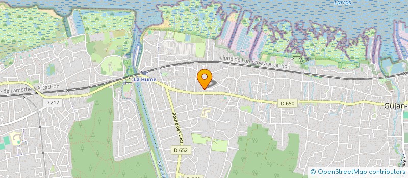 localisation de l'entreprise SCI JO&JO  GUJAN-MESTRAS