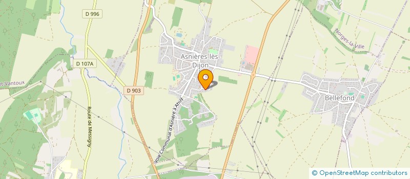 localisation de l'entreprise SCI JO.M IMMOB  ASNIERES-LES-DIJON