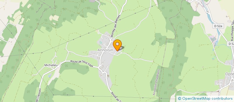 localisation de l'entreprise SCI JO-MAMI  ANNOISIN-CHATELANS