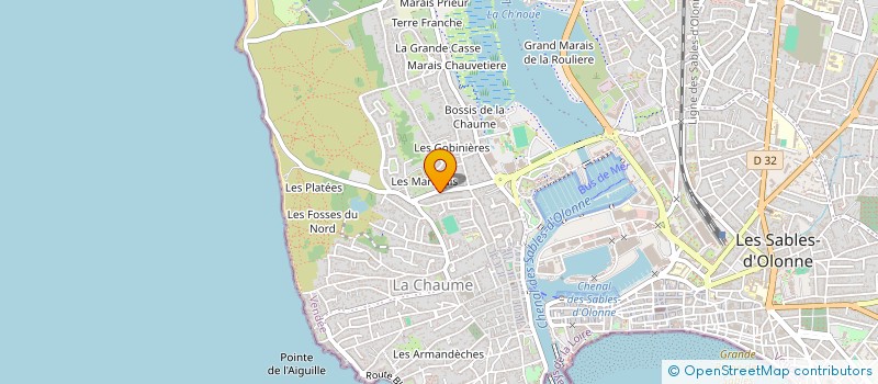 localisation de l'entreprise SCI JO MICH à LES SABLES D'OLONNE