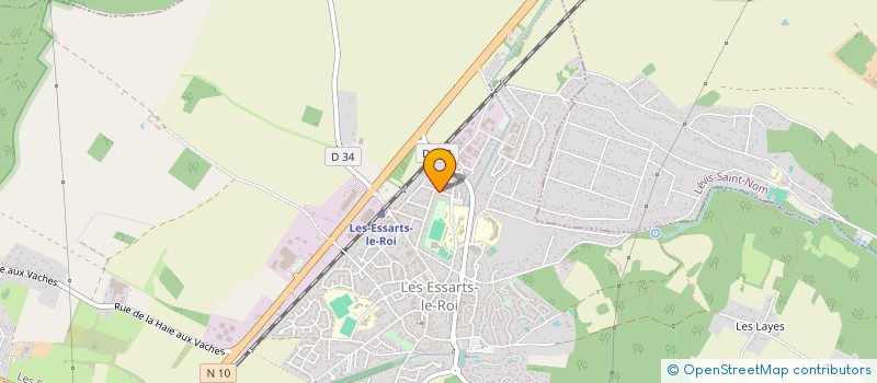 localisation de l'entreprise SCI JO PI2  LES ESSARTS-LE-ROI