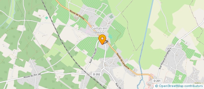 localisation de l'entreprise SCI JO.RE.MY.  GAILLAN-EN-MEDOC