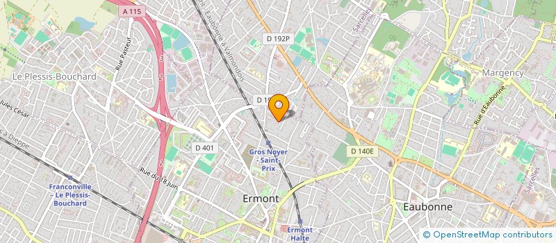 localisation de l'entreprise SCI JO SO NEL  HERBLAY-SUR-SEINE