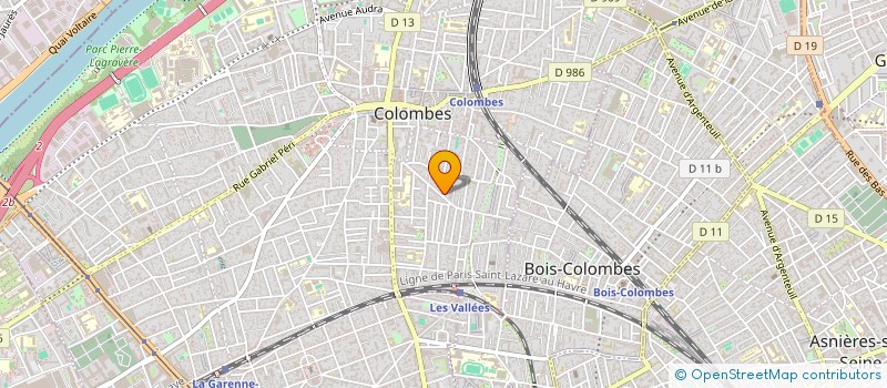 localisation de l'entreprise SCI JO2C  COLOMBES