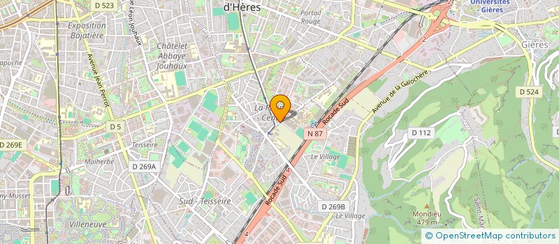 localisation de l'entreprise SCI JOA  SAINT-MARTIN-D'HERES