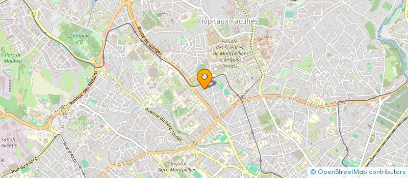 localisation de l'entreprise SCI JOACHIM  MONTPELLIER