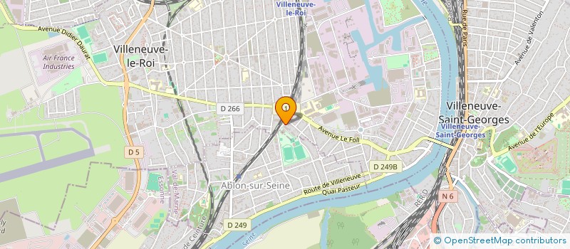 localisation de l'entreprise SCI JOACHIM  VILLENEUVE-LE-ROI