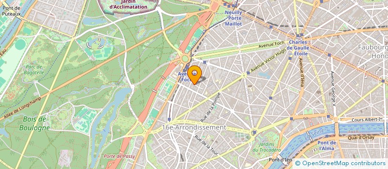 localisation de l'entreprise SCI JOACHIM  PARIS