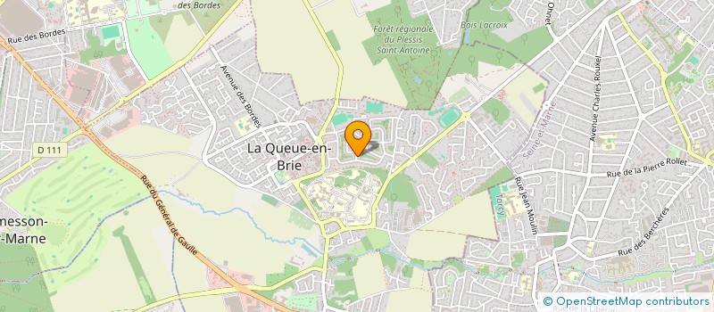 localisation de l'entreprise SCI JOAD  LA QUEUE-EN-BRIE