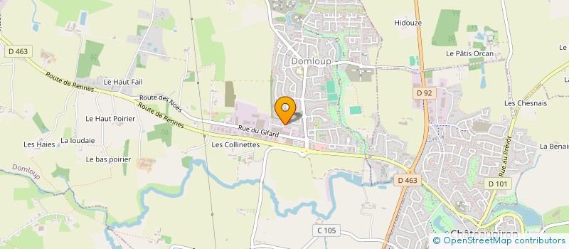 localisation de l'entreprise SCI JOADE  DOMLOUP