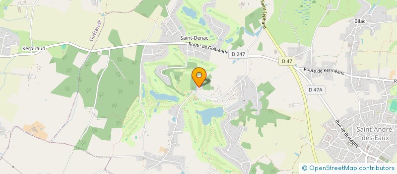 localisation de l'entreprise SCI JOAL  SAINT-ANDRE-DES-EAUX