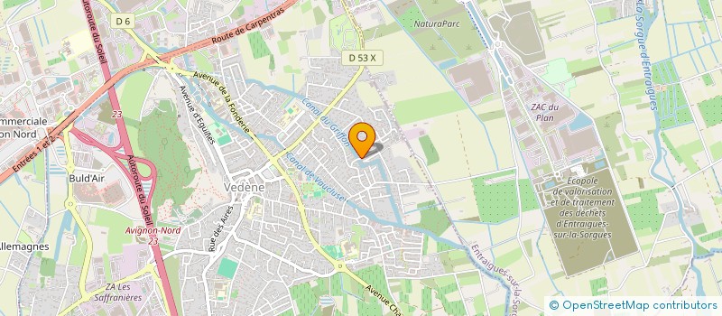 localisation de l'entreprise SCI JOAL  VEDENE