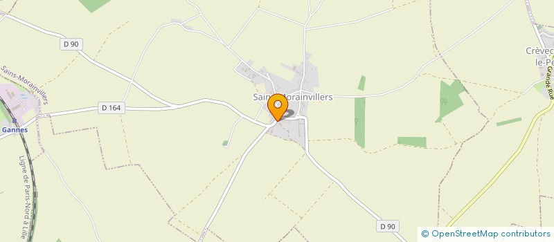 localisation de l'entreprise SCI JOALOG  SAINS-MORAINVILLERS