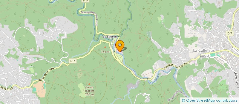 localisation de l'entreprise SCI JOAN  LA COLLE-SUR-LOUP