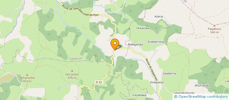 localisation de l'entreprise SCI JOAN  BIDARRAY