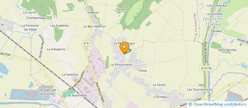 localisation de l'entreprise SCI JOAN  MONTOIRE-SUR-LE-LOIR