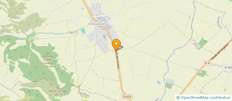 localisation de l'entreprise SCI JOAN  VILLASAVARY