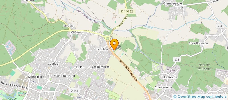 localisation de l'entreprise SCI JOAN  VAUX-SUR-MER