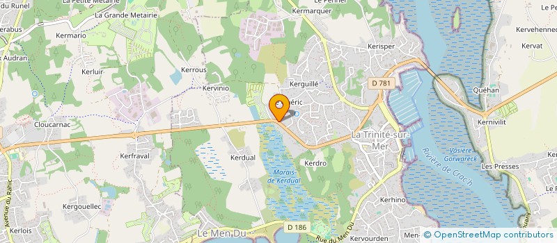 localisation de l'entreprise SCI JOAN  LA TRINITE SUR MER