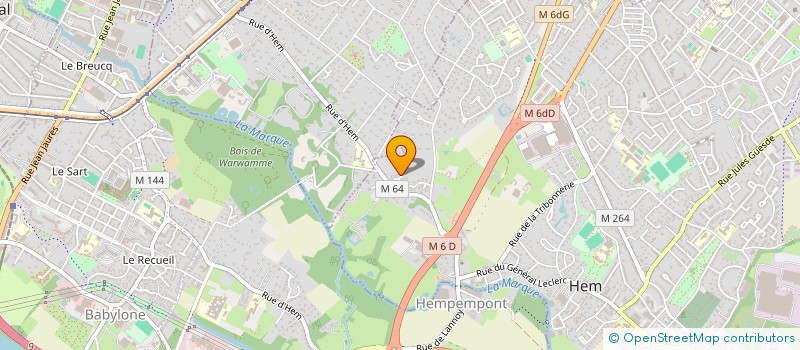 localisation de l'entreprise SCI JOAN  HEM