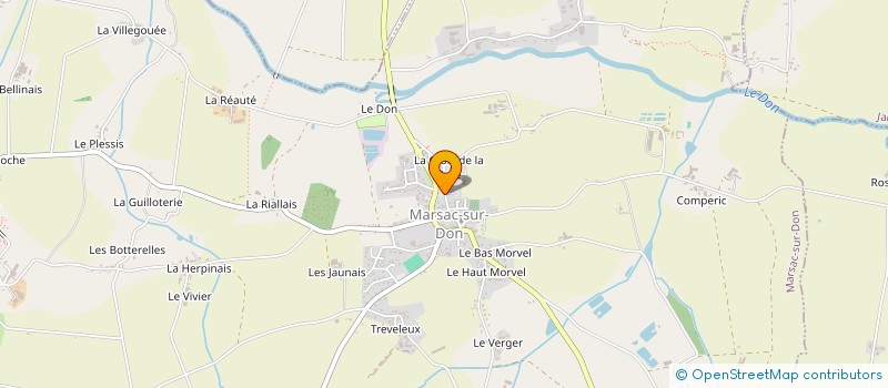 localisation de l'entreprise SCI JOANBE  MARSAC-SUR-DON