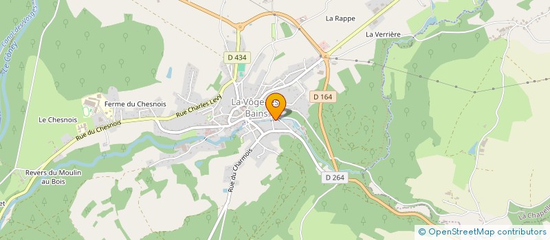 localisation de l'entreprise SCI JOANNA  LA VOGE-LES-BAINS