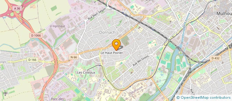 localisation de l'entreprise SCI JOANNA  MULHOUSE