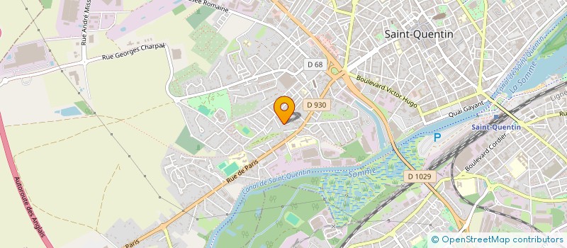 localisation de l'entreprise SCI JOANNE à SAINT-QUENTIN
