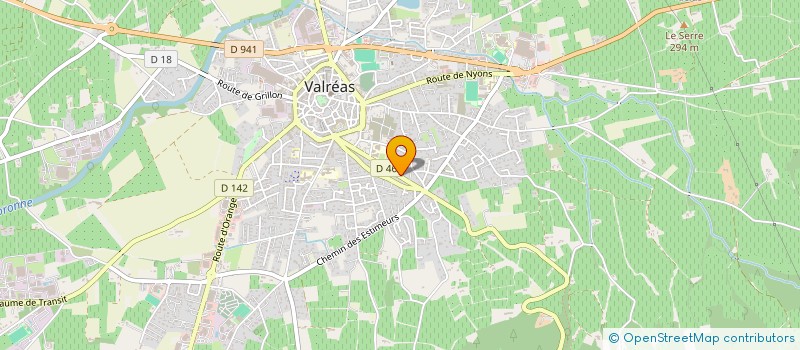 localisation de l'entreprise SCI JOANOE à VALREAS