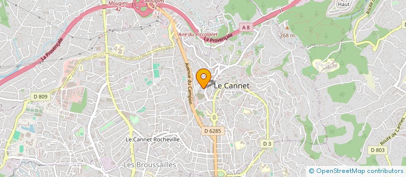 localisation de l'entreprise SCI JOANOR à LE CANNET