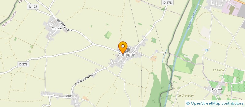 localisation de l'entreprise SCI JOB  ANTOIGNE